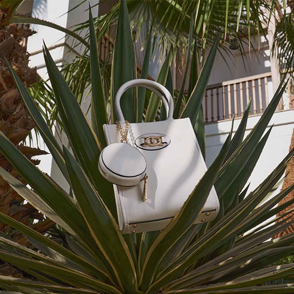Adelia Women's White Satchel image number 1